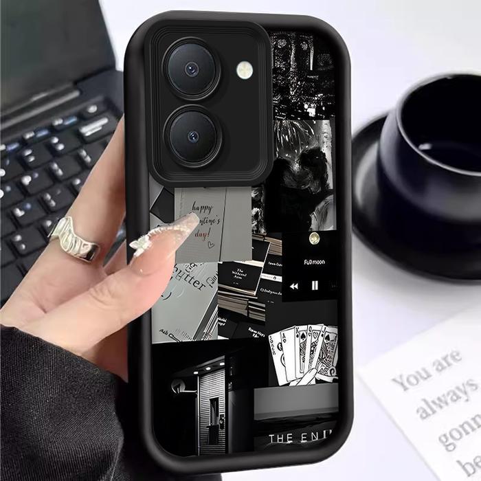 Gambar Casing Hp For VIVO Y36 4G 5G Y35 Y33 Y33e 5G Y33s 5G Y33t Stiker romantis Shoftcase slim shockproof silicon soft case premium - BLACK, VIVO Y33t dari parabatokoresmi undefined Tokopedia