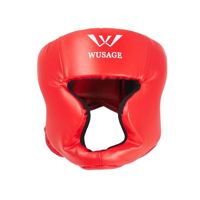 Gambar Headguard Boxing Head Protector Helmet Untuk Taekwondo Boxing - red dari sumiatishop846 undefined Tokopedia