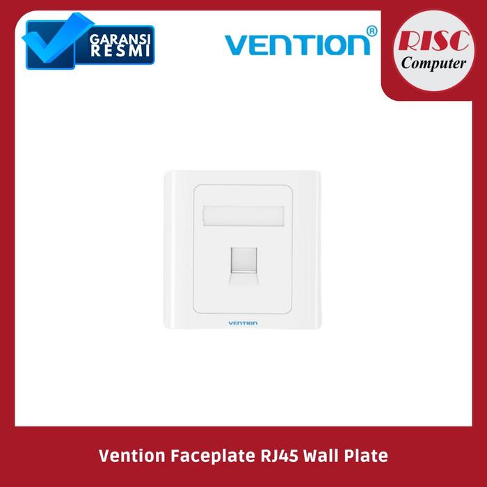 Gambar Vention Faceplate RJ45 Wall Plate 1port 2port IFEW0 IFDW0 - 1port - IFDW0 dari Risc Computer undefined Tokopedia