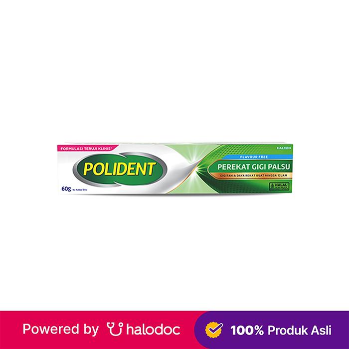 Gambar Polident 3D Hold Flavour Free 60 g - Lem Gigi Palsu - Halodoc dari Apotek Halomedika Kp Rambutan undefined Tokopedia