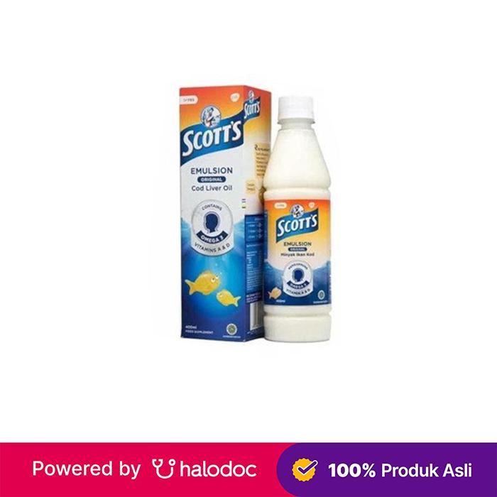 Gambar Scott's Emulsion Original 400 ml dari Apotek Baladewa Farma 3 Bandung undefined Tokopedia