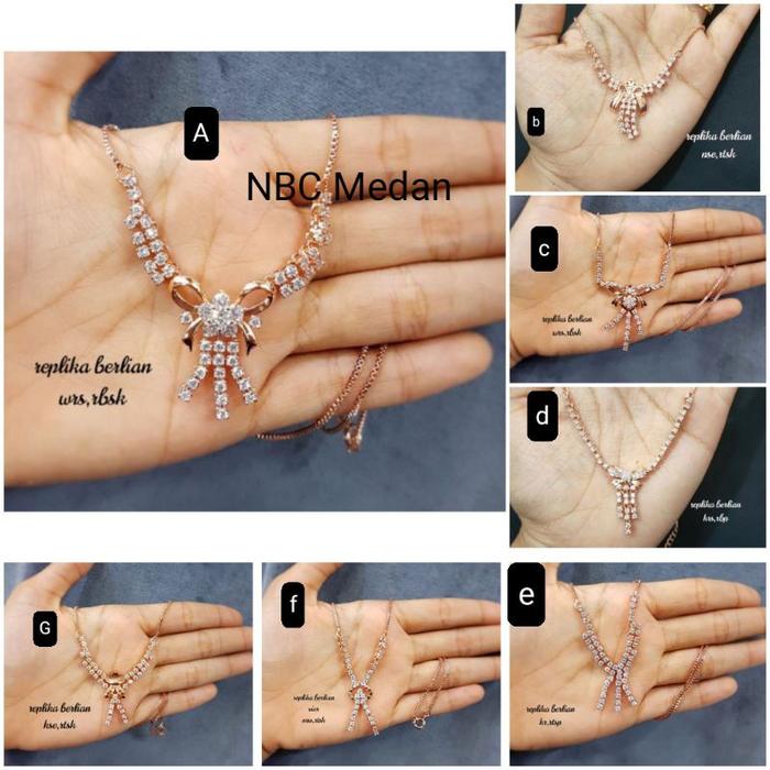 Gambar Kalung berlian medan/Replika,persis sperti asli,mata micro diamond yg biasa dpake ditoko mas/berlian dari rifqystore19 undefined Tokopedia