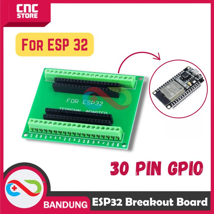Gambar ESP32 Breakout Board Expansion Board GPIO - 30 PIN dari CNC STORE BANDUNG undefined Tokopedia