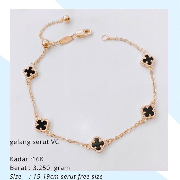 Gambar Gelang emas variasi Vancleef Van Cleef 3.250Gr 16K dari toko jangkar gold undefined Tokopedia