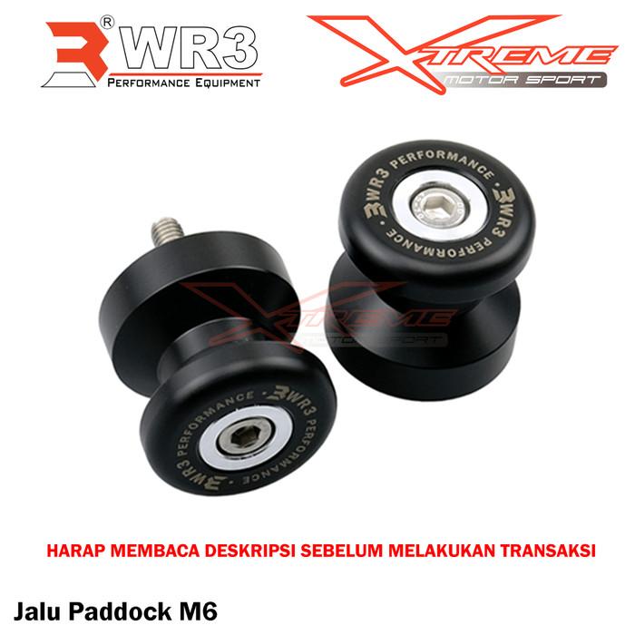 Gambar PTR Jalu Paddock WR3 M6 Baut 10 For Yamaha R15 MT25 R25 R6 YZF R1 - Hitam dari praland shop undefined Tokopedia
