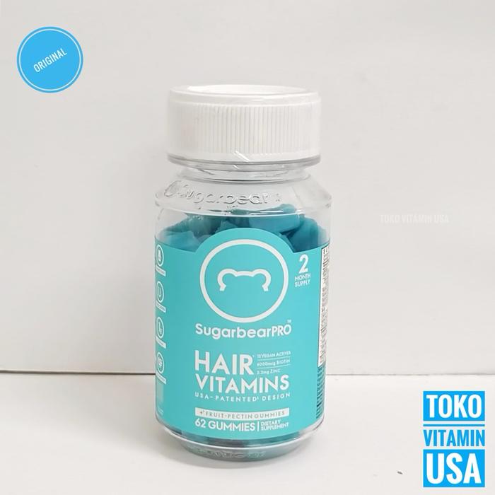 Gambar Gummies Bear Vitamin Sugar Bear Hair Isi 60 Gummies "Harga Terendah" - 62 Gummies dari santinara undefined Tokopedia