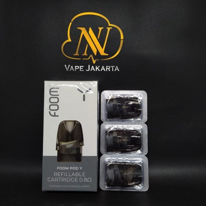 Gambar Foom Pod Y Cartridge Refillable  by FOOM - Authentic - 0.8 ohm dari NNVape undefined Tokopedia