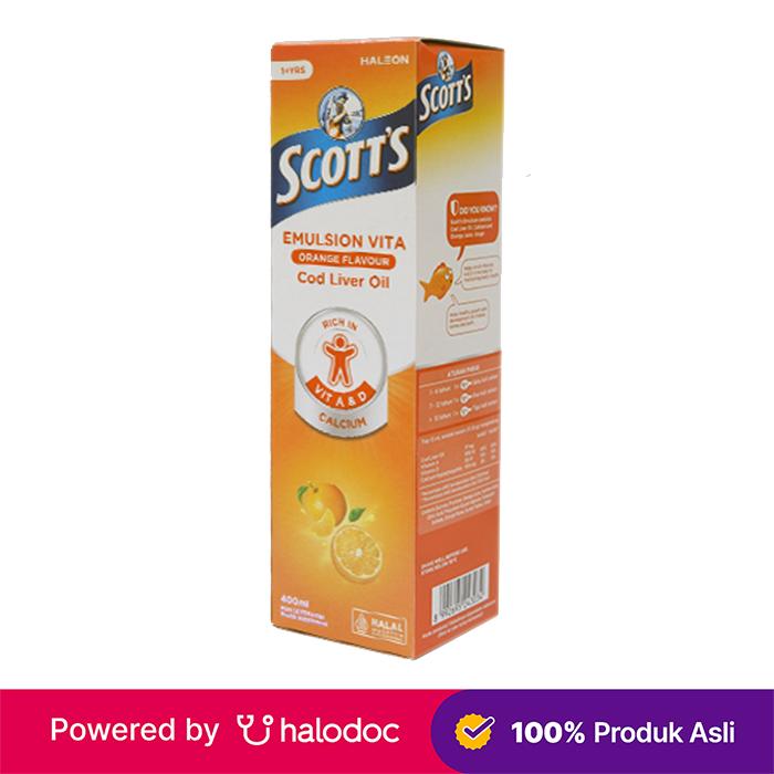 Gambar Scott's Emulsion Vita Orange 400 ml dari Apotek Sesama Kutabumi Pasar Kemis undefined Tokopedia