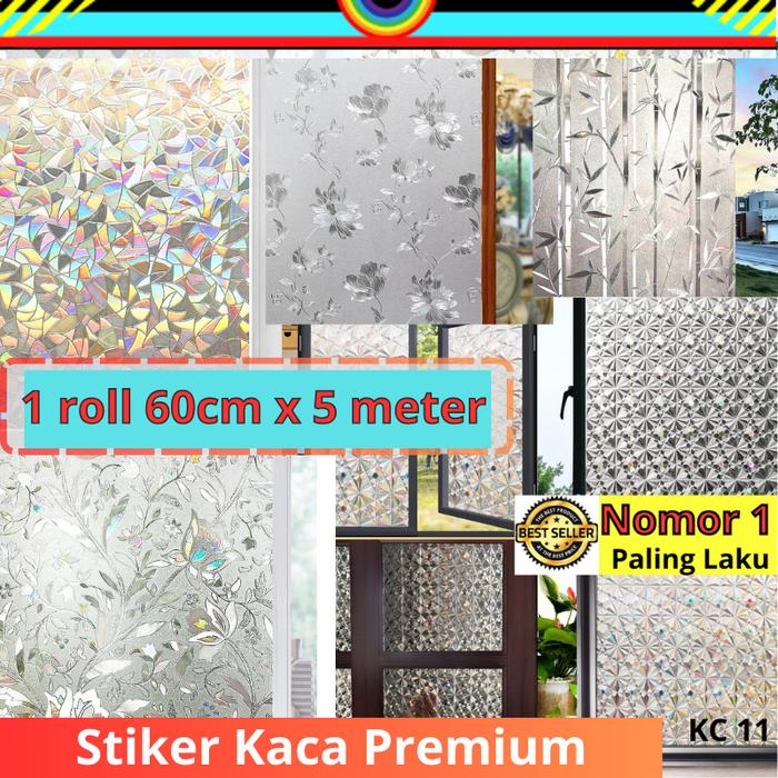 Gambar STIKER STICKER KACA PREMIUM 60cm x 5 Meter SUNBLAST SUNBLAS SANBLAST SANBLAS WALLPAPER KACA DEKORASI PINTU JENDELA KAMAR MANDI KACA RUMAH HIASAN STIKER KACA MOTIF GAMBAR BUNGA PINK DAUN BAMBU KOTAK POLOS BUREM BURAM TIDAK TEMBUS PANDANG HOLOGRAM 3 D dari Cell Chilo undefined Tokopedia