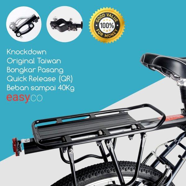 Jual Rak Pannier Belakang Sepeda Alumunium Ringan Boncengan Lipat MTB ...