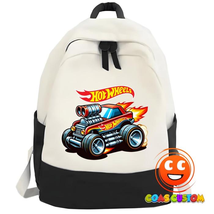 Gambar TAS RANSEL ANAK HOT WHEELS FREE CETAK NAMA dari prily ayu undefined Tokopedia