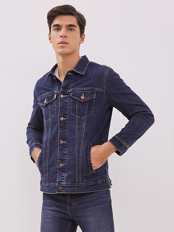 Gambar DUST Jaket Denim Danuar Blue (DM.6114) - biru, s dari DUST SHOP Kab. Boyolali Tokopedia
