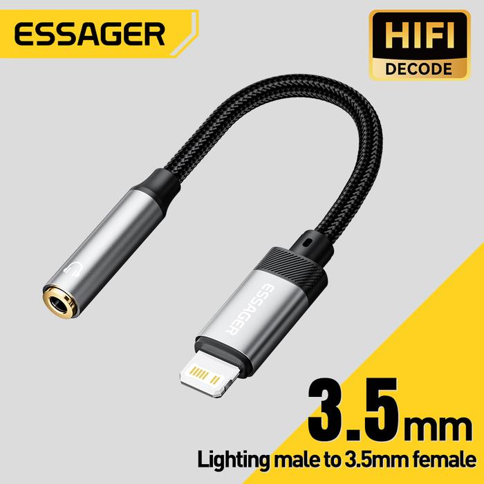 Jual Essager Lightning to jack Audio Adapter Headphone Aux