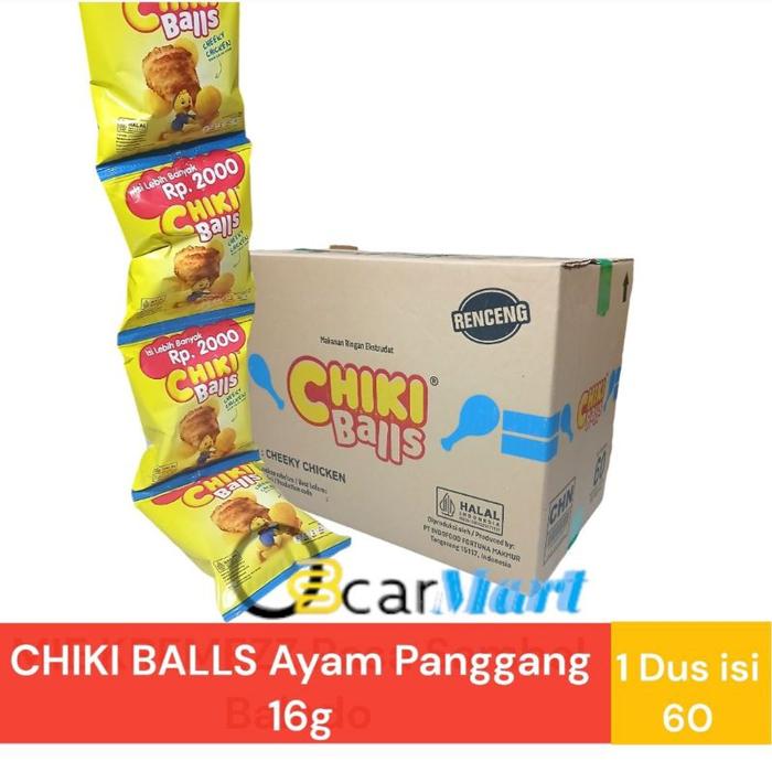 Gambar DEPO CHIKI BALLS Rasa Ayam 1 Dus isi 60 Cheeky Chiken - Ayam, 1 Renceng (10) dari Oscarmart1 undefined Tokopedia
