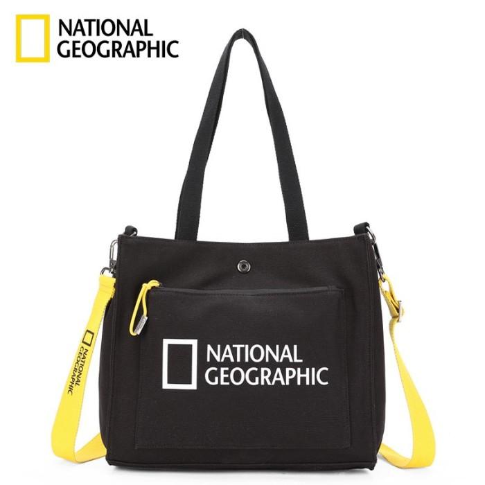 Gambar NATIONAL GEOGRAPHIC N23004 Tas Selempang Tote Bag Handbag Original CANVAS - Black  dari BagZilla ID undefined Tokopedia