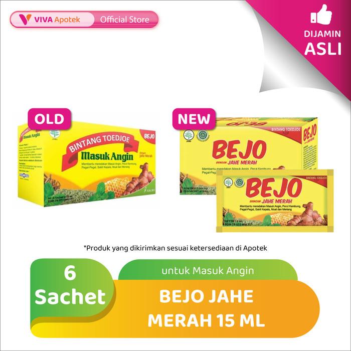 Gambar Bejo Jahe Merah untuk Masuk Angin Sachet 15 ml (6 Sachet) dari KITASEHAT.ID undefined Tokopedia