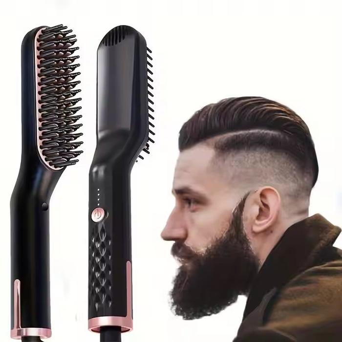 Jual Electric Men Beard Hot Straightener Heating Comb Hair