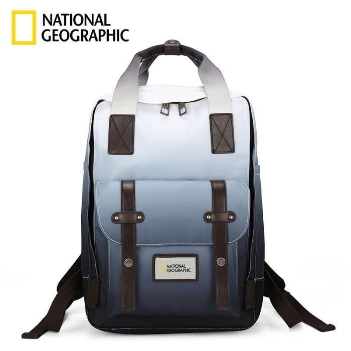 Gambar NATIONAL GEOGRAPHIC N07301 Backpack Bag Authentic Color Tas Ransel Laptop 15.6 Inch -  Blue Gradient dari BagZilla ID undefined Tokopedia