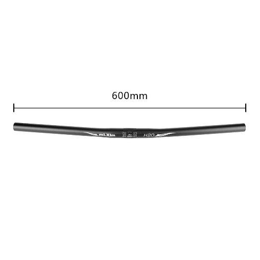 Jual Handlebar MI XIM Black x 600mm ringan handle flat bar 25
