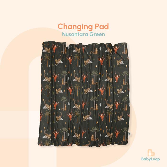 Gambar Kain Bedong Bayi - Baby Swaddle Tencel Fabrics - Baby Loop - Nusantara Green dari aktif gummy undefined Tokopedia