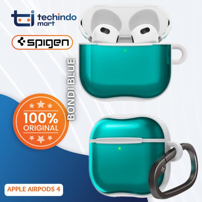 Gambar Case AirPods Gen 4 Spigen Classic C1 Hybrid Cover Anti Crack Gores - BONDI BLUE dari techindo mart undefined Tokopedia