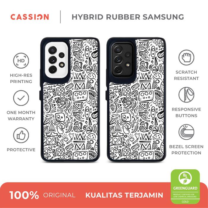 Gambar Case Samsung A55 A35 A25 A15 A54 A34 A24 A14 A73 A53 A33 A23 A13 A72 A52 A22 A32 5G A51 A71 4G 5G Cassion Gadget Doodles by MSH - Hybrid Rubber, Samsung A72 dari Cassion Official undefined Tokopedia