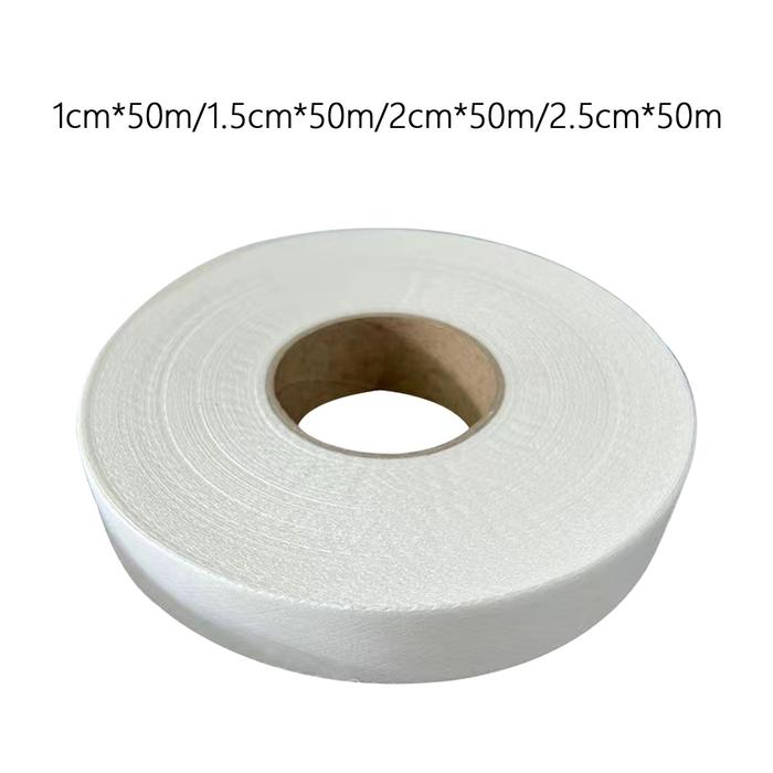 Gambar Fusing Hemming Tape  Tape No Sew Hemming Tape Washable Iron on Hem Tapes for Skirts Sealing Dress Patching Clothes dari RAkusnack undefined Tokopedia