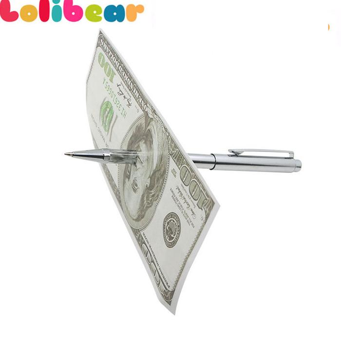 Pencil Pen Through Dollar Trick Jual Penetration (Pen Thru Dollar