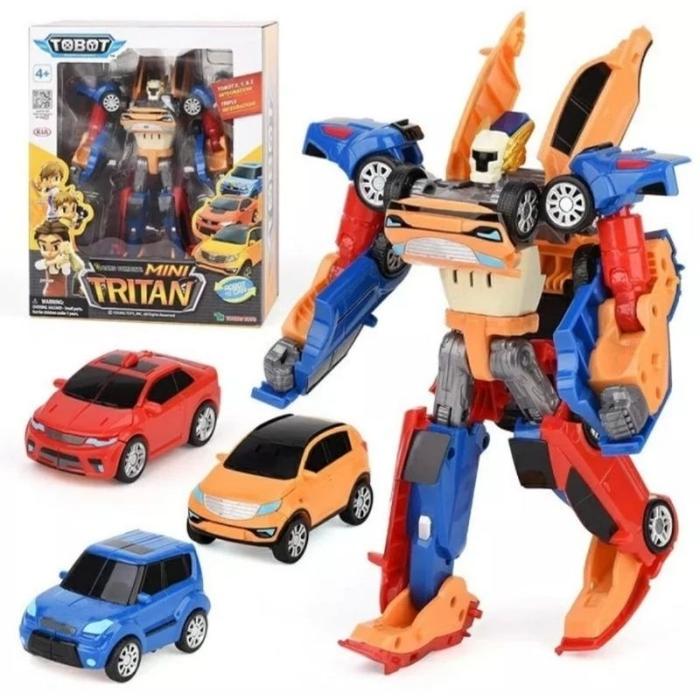 Gambar ( BISA COD ) PROMO MAINAN ROBOT JUMBO TOBOT TRITAN 3 IN 1 dari Manggamudaui undefined Tokopedia
