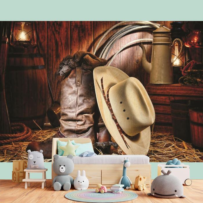 Jual Western Cowboy Theme Photography Backdrop Children Birthday