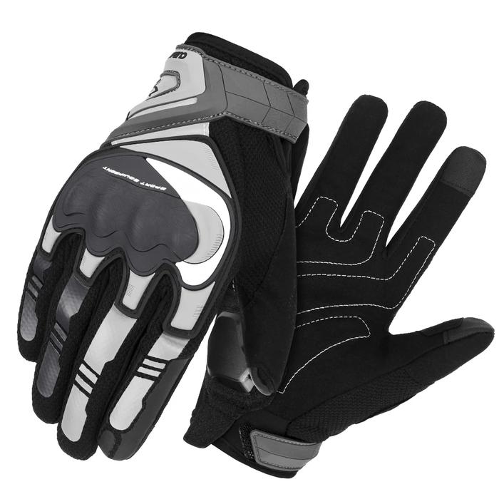 Jual Grey Motorcycle Gloves Men Guantes Moto Touch Screen - Main Image