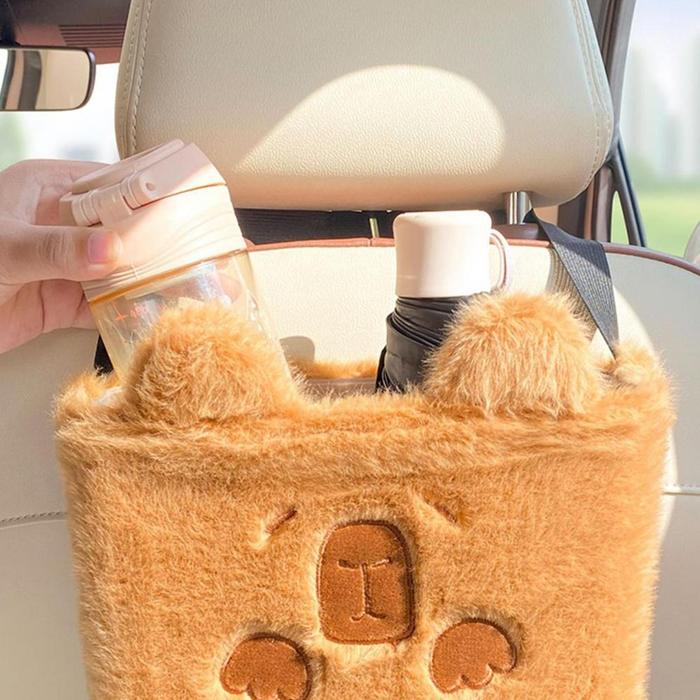 Jual Car Trash Bin Cute Multi-Functional Car Garbage Bag Car Seat