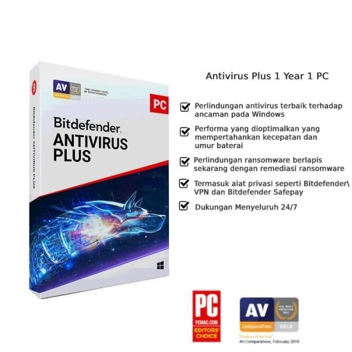 Gambar PLANET DIGITALY - BITDEFENDER ANTIVIRUS PLUS - 3 PCs dari Planet Digitaly undefined Tokopedia