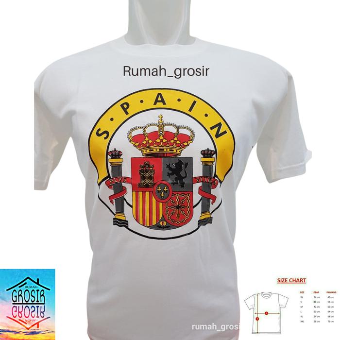 Gambar Kaos Souvenir Spanyol Spain Oleh Oleh Spanyol Kaos Spanyol - L PTH SPANYOL dari Rumah Grosir Boneka undefined Tokopedia