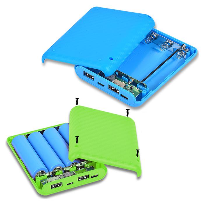 Jual 5V Slots 18650 Battery Box Case DIY Power Bank Charger