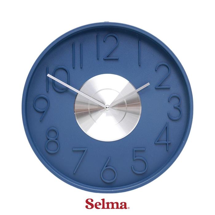 Gambar Selma Edie Jam Dinding Wall Clock Jam Tembok Analog Aesthetic Dekorasi Rumah Hiasan Dinding - Biru dari Selma Indonesia undefined Tokopedia