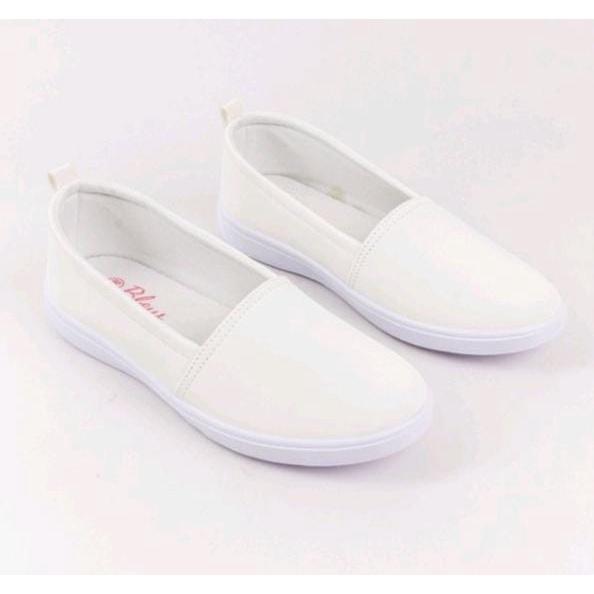 Gambar Sepatu Slip On Balet Wanita Terbaru Bahan Canvas dari flat shoe girl undefined Tokopedia