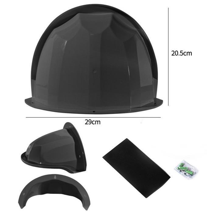 Gambar Cover Pelindung CCTV Outdoor Waterproof Atap Camera CCTV Bahan ABS - Hitam dari pancha co undefined Tokopedia