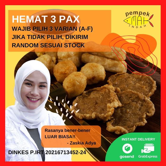 Gambar Promo Terbaru! Pempek Emak Indah Food - Pempek Mpenak Palembang Asli Ikan Tenggiri - Paket Hemat 3 Pax Wajib Pilih Varian Gojek - Adaan semua (B) dari NibbleNest undefined Tokopedia