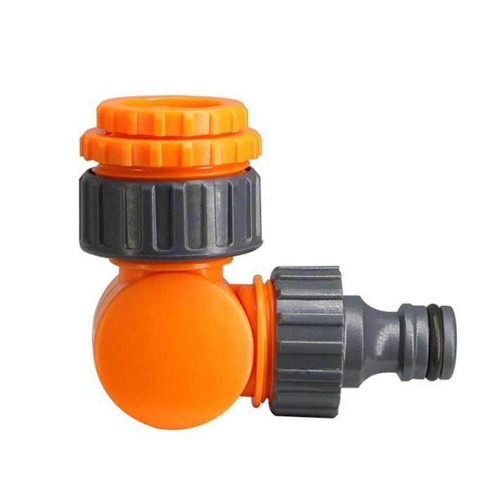 Gambar Konektor Selang Air Sambungan Kran Air Garden Faucet Adapter Extender Quick Connector 180 Degree Rotatable 1/2 To 3/4 Inch Water Pipe Quick Coupling Joint - Universal dari pancha co undefined Tokopedia