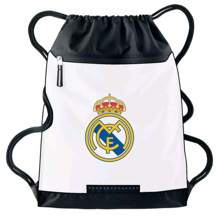 Gambar Tas Serut pria string bag Gymsack selempang Olahraga bahan Taslan | Tas pria ransel Real Madrid | Tas wanita Madrid Waterproof dari Distro321 undefined Tokopedia