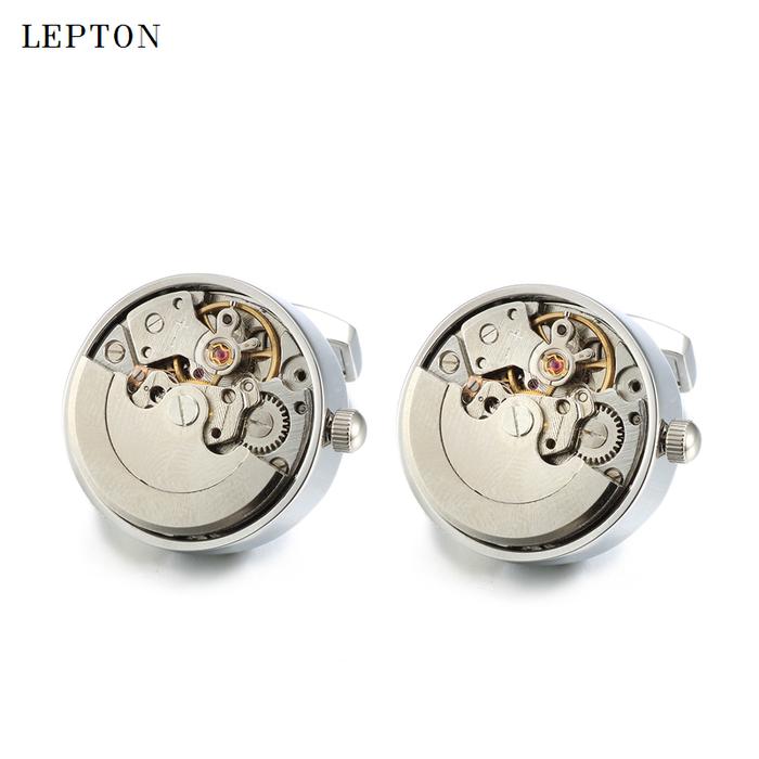 Jual High quality Functional Watch Movement Cuff links Lepton