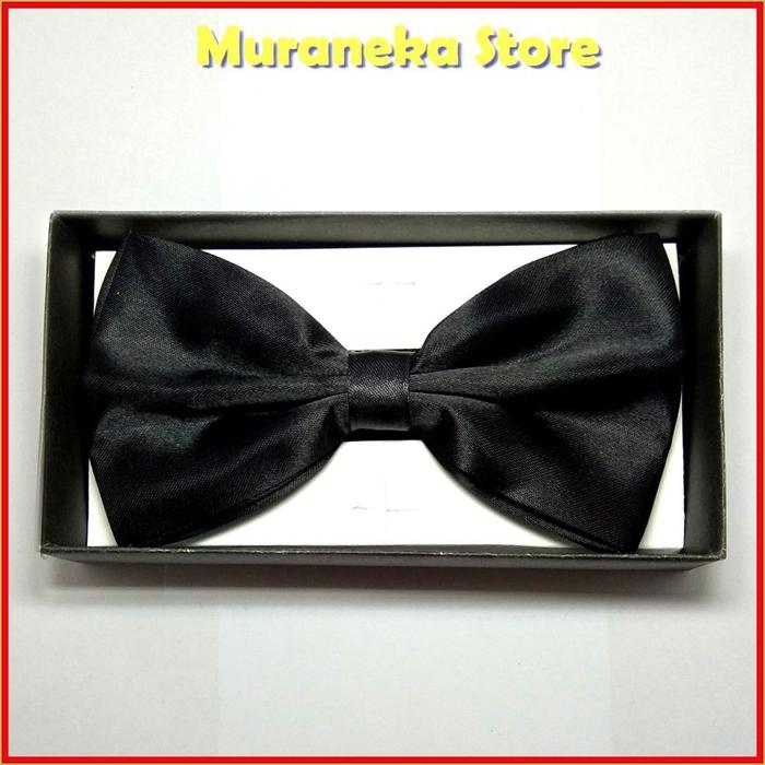 Gambar Dasi Kupu Bowtie Polos HITAM Kupu2 Bow Tie Dewasa Pita Pesta Remaja Pengantin Merah Wedding Bridesmaid Kupi Coklat Gold Biru Putih Hijau Tuxedo Pernikahan Krem suspender bretel tali jojon Murah Import Grosir cowok satin kupukupu anak balita Tk sd cm - -HITAM dari Muraneka Store undefined Tokopedia