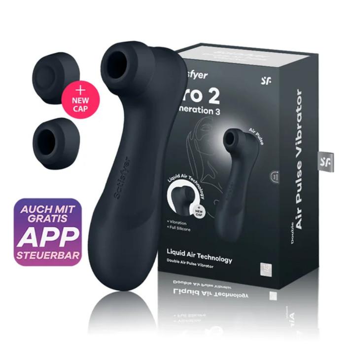 Gambar New !! Satisfyer Pro 2 Generation 3 - Pulse Stimulator Suction Preassure Waterproof - stimulator vibrators sucker Ready Kak - Pro2 Gen3 Black dari Ongol Mall undefined Tokopedia