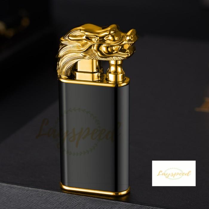 Gambar Pesta Marvelous - Korek Api Dual Flame Naga 2 Api - Hitam dari Pesta Marvelous undefined Tokopedia