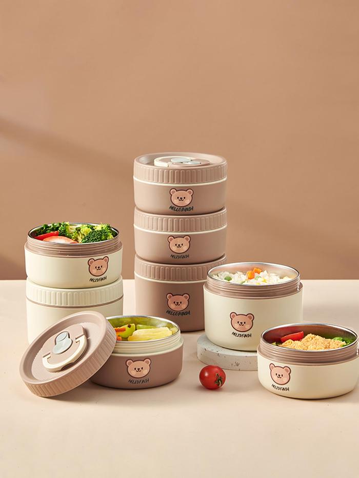 Jual WORTHBUY Portable Insulated Lunch Box 304 Stainless Steel