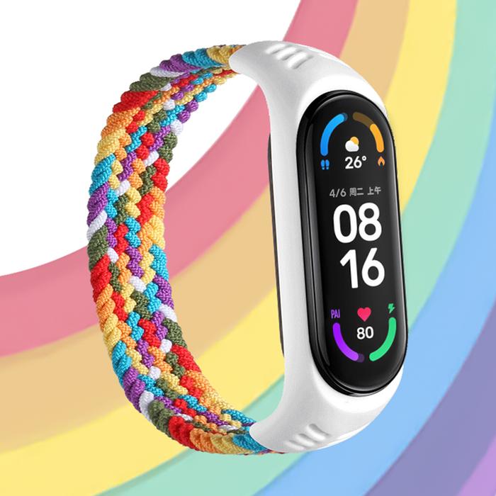 Jual Nylon Braided Watchband for xiaomi Mi band Strap Solo