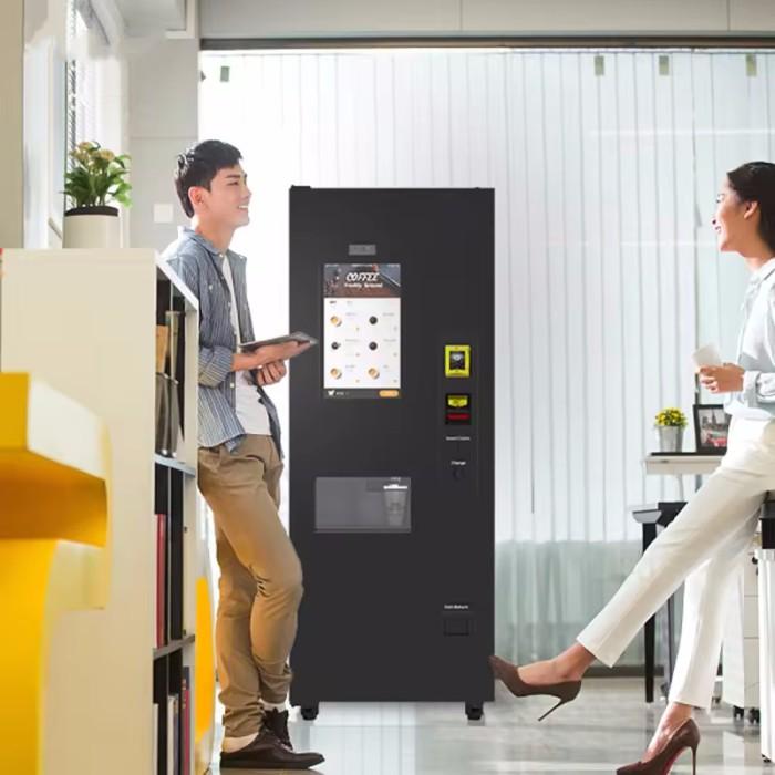 Jual Coffee Vending Machine With Coffee Bean Design Sticker Small