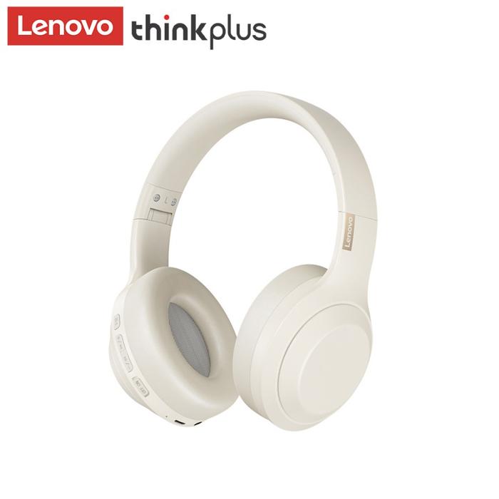 Gambar LENOVO THINKPLUS TH10 2 IN 1 DUAL MODE AUX WIRELESS BLUETOOTH 5.0 STEREO HEADPHONE HEADSET STEREO [PROMO] BARANG BERKUALITAS 100% ORIGINAL - BEIGE dari O&#39;jon SMART undefined Tokopedia