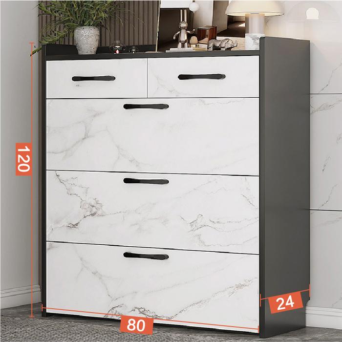 Gambar Lemari Sepatu Lemari Sepatu Minimalis Kayu Rak Sepatu Tertutup Rak Sepatu Serbaguna - Marmer-80CM dari PediaStoree. undefined Tokopedia